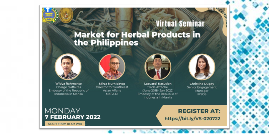 Membidik Pasar Herbal di Manila. Apa Saja Potensinya untuk Indonesia Membidik Pasar Herbal di Manila. Apa Saja Potensinya untuk Indonesia